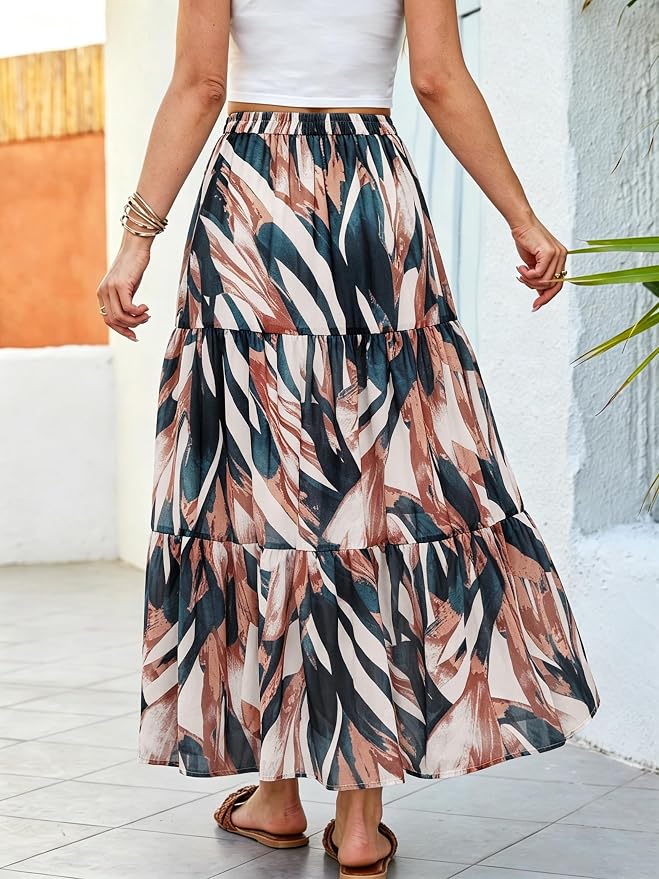 Brown Blue Pattern