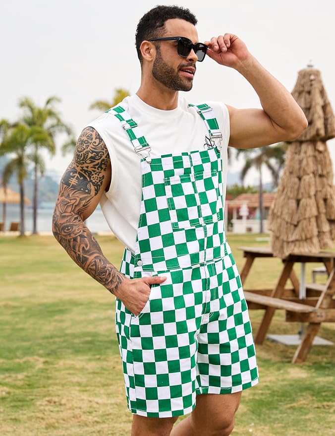Green Checkered