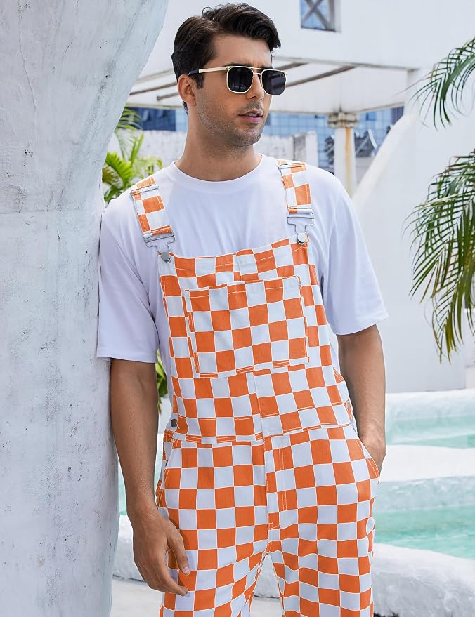 Orange Checkered