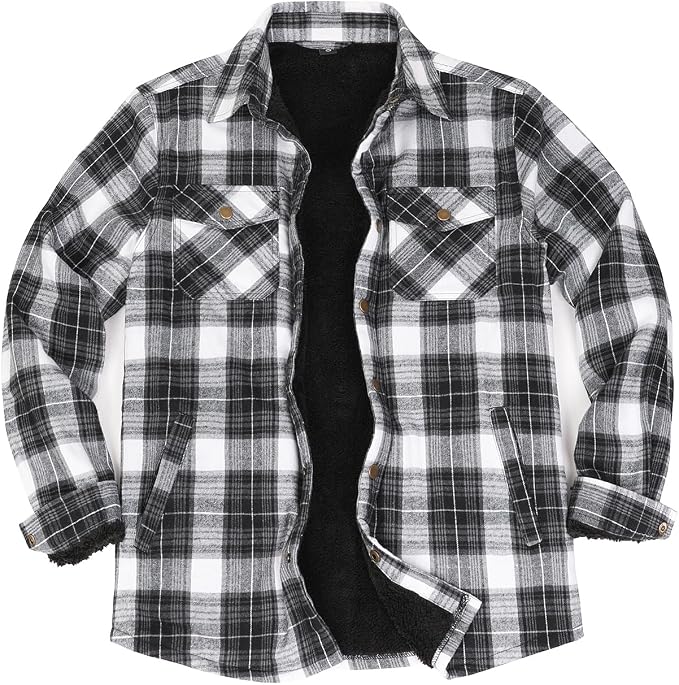 Sherpa Lined Black Grey