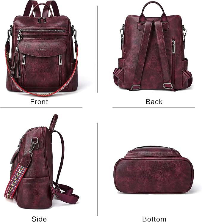 1-8 Two-tone Maroon