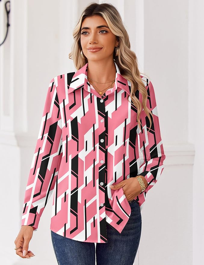 Geometric Pink 603