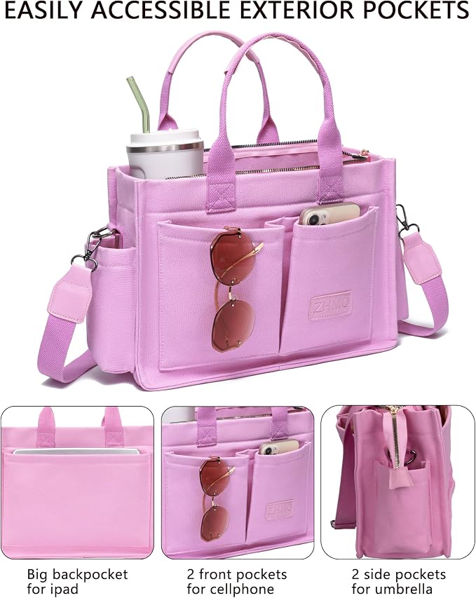 New Upgrade Plus Pink With Compartments and Inner Cup Holders