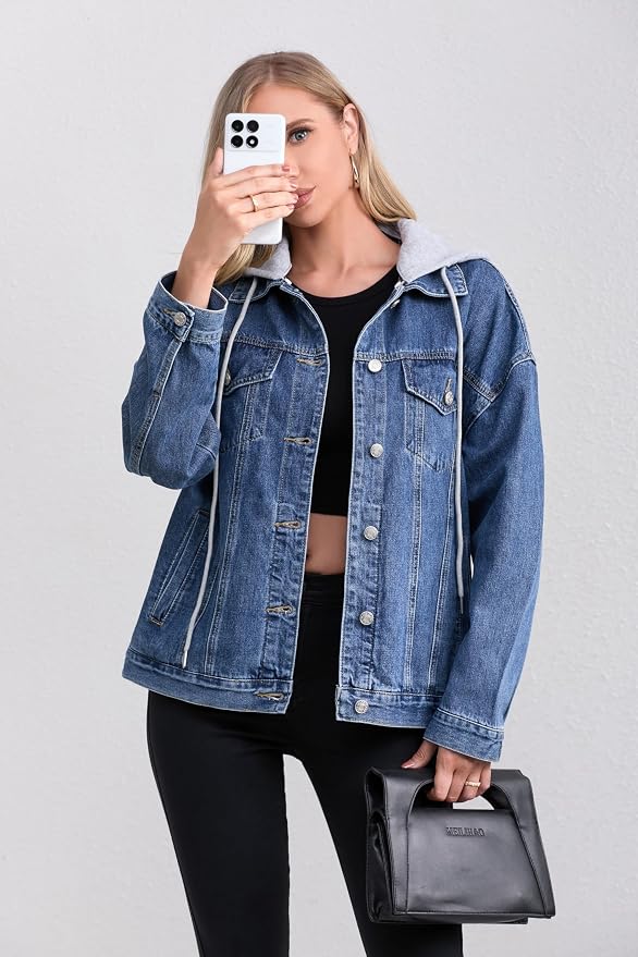 Medium Blue With Hood