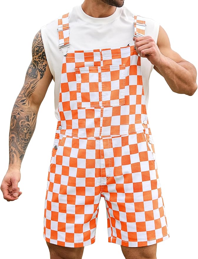Orange Checkered