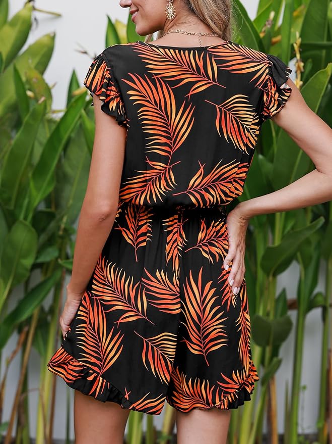 Black/Orange Leaves
