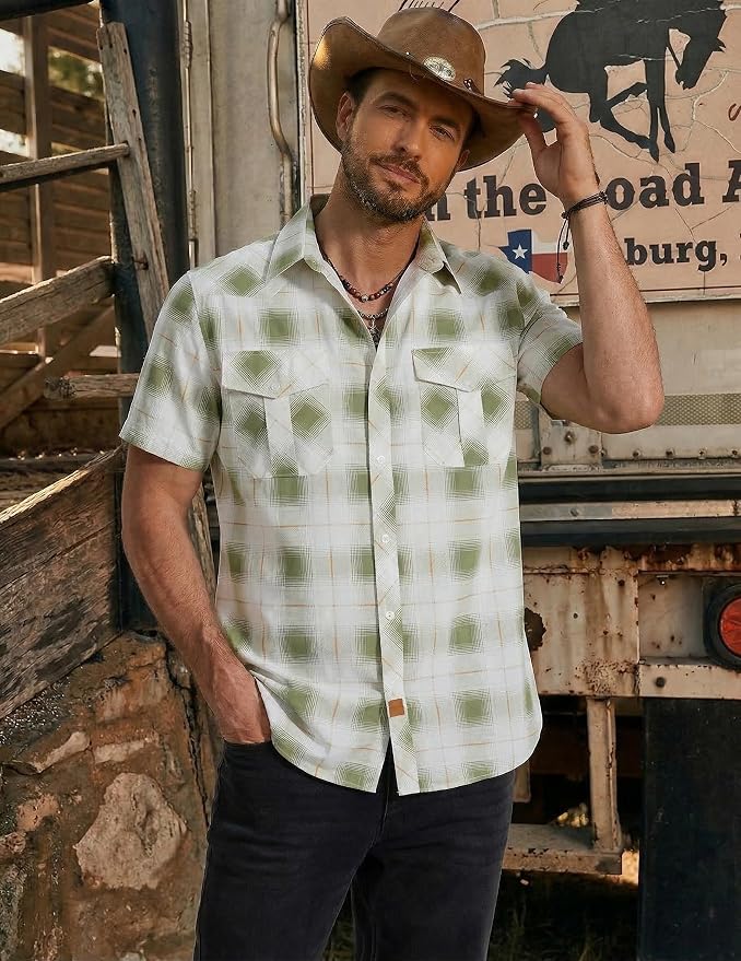 Green,white Plaid