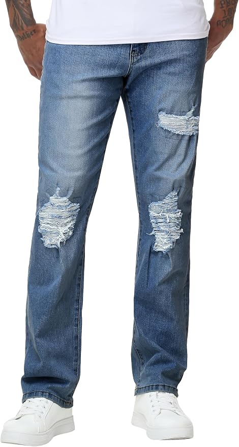 Dark Blue Ripped