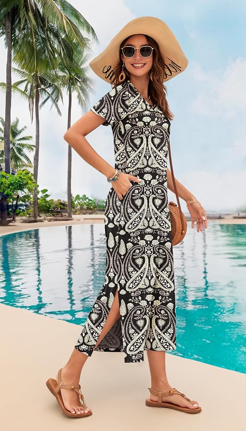 New Boho Floral Black