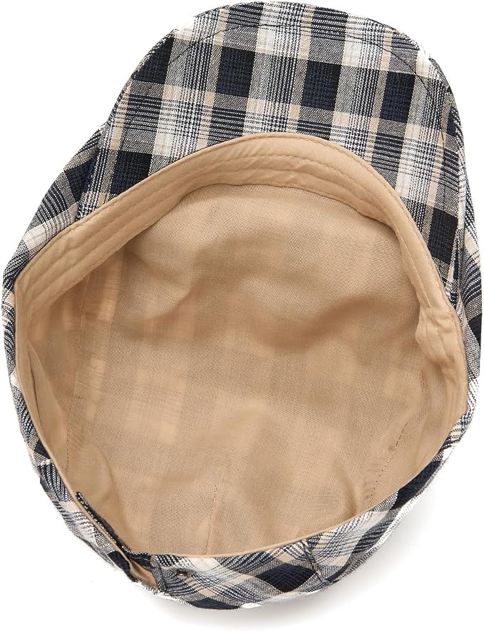 Plaid Black White