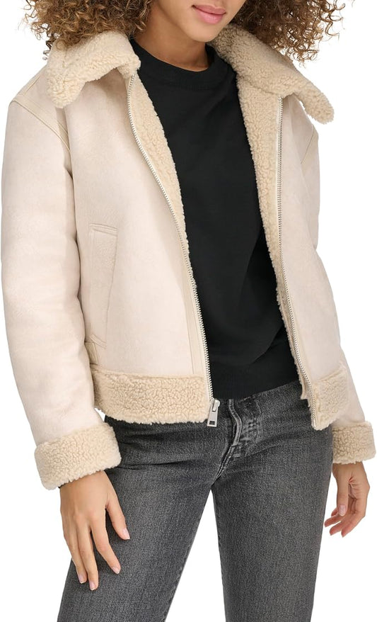 Almond Milk Faux Shearling