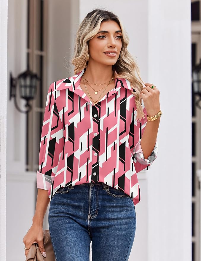 Geometric Pink 603