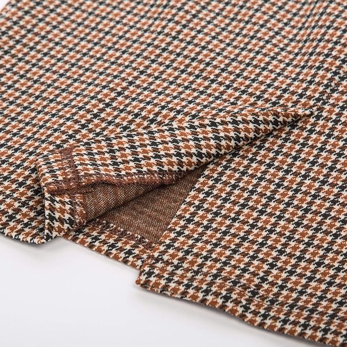 Plaid Black Khaki