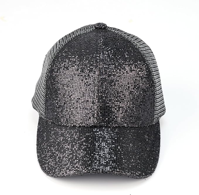 Glitter Mesh-black
