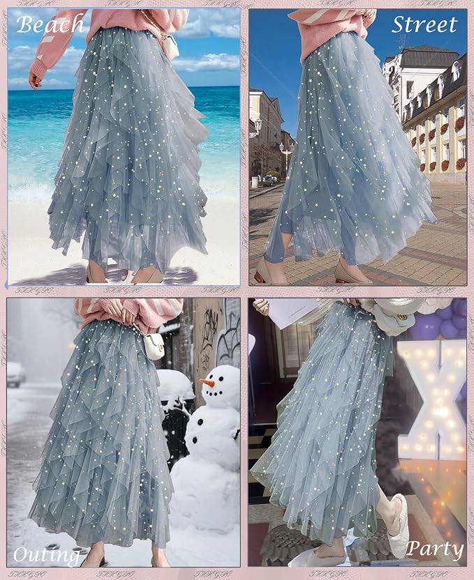 Sequin Grayish Blue