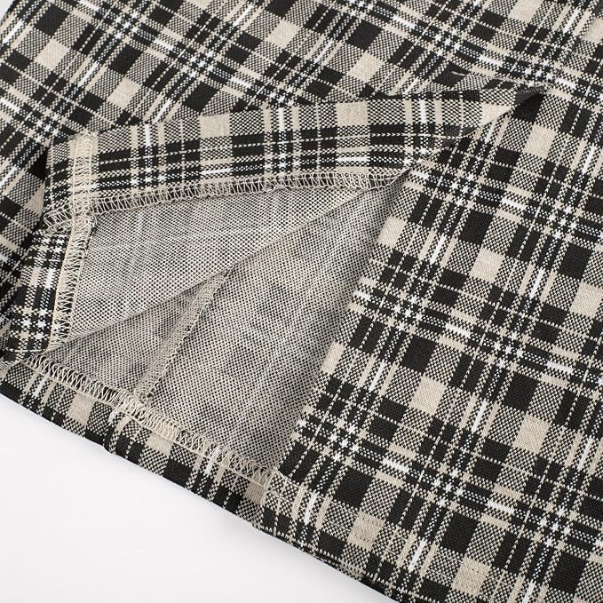 Plaid Apricot Black
