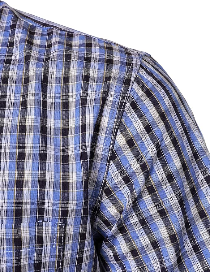 Navy Black Gingham