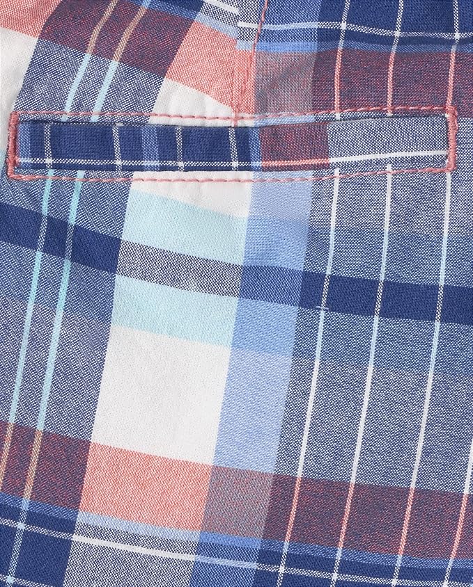 Blue/Orange Plaid