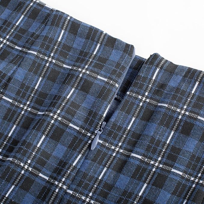 Plaid Black Blue