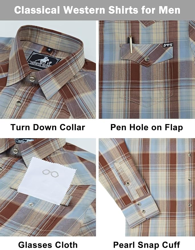 Brown Blue Khaki