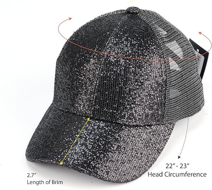 Glitter Mesh-black