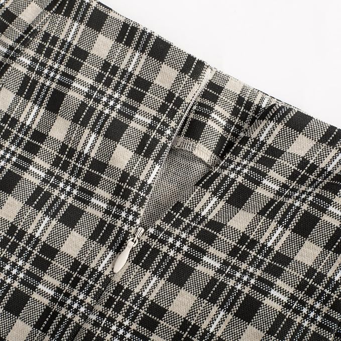Plaid Apricot Black