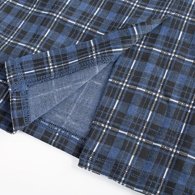 Plaid Black Blue