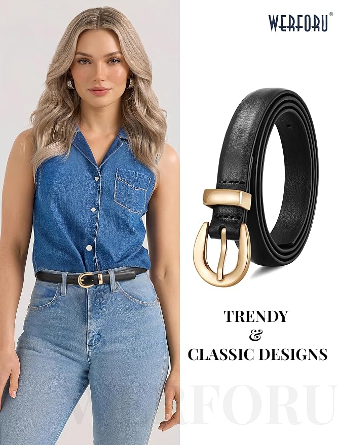 A-black-gold Buckle