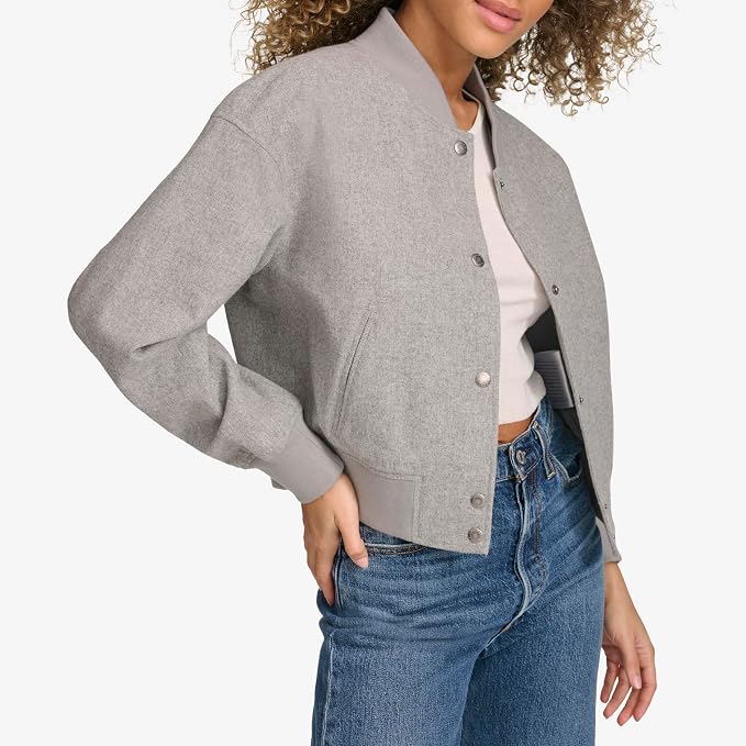 Heather Grey Wool Blend
