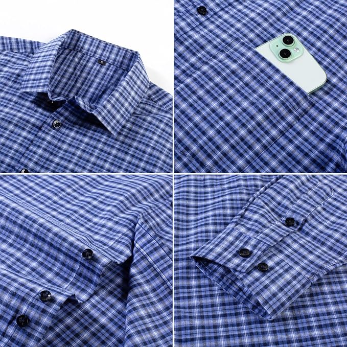 Dark Blue Gingham