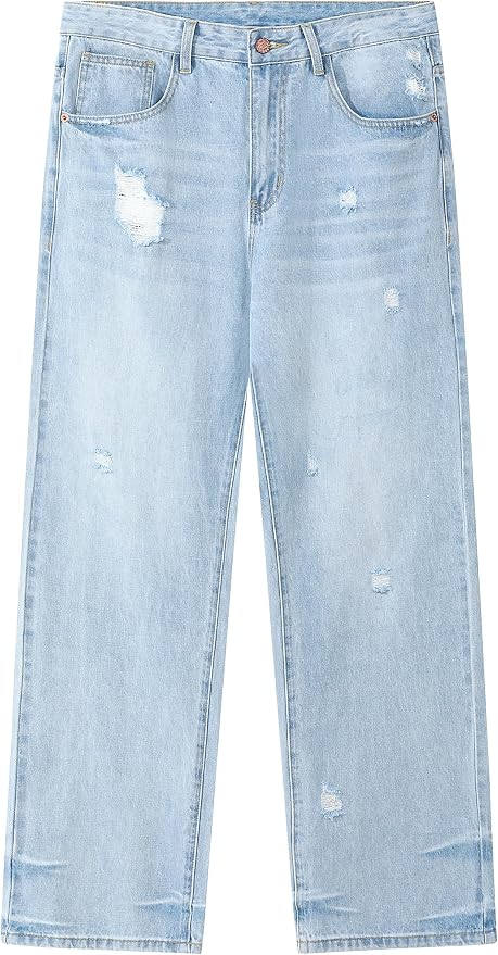 C#light Blue Ripped