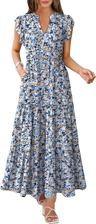 Floral Blue Yellow