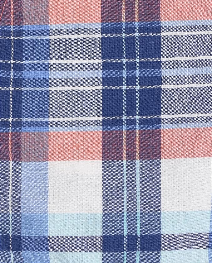 Blue/Orange Plaid