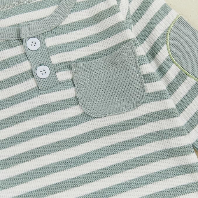 Striped Light Green