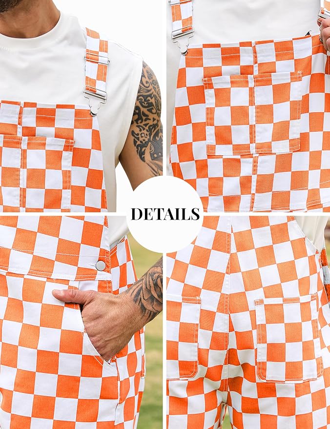 Orange Checkered