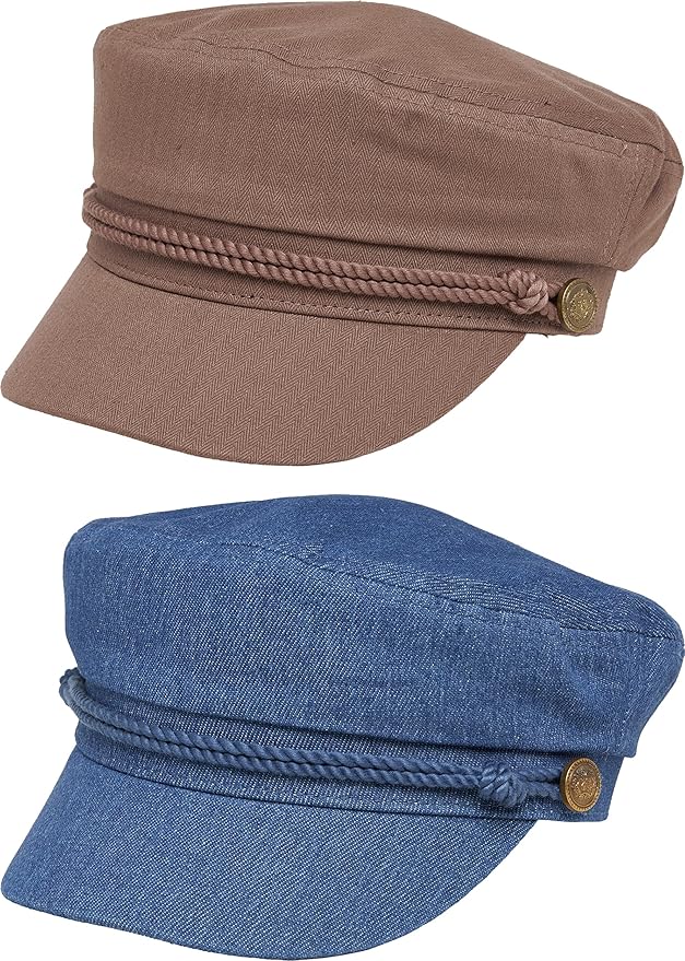 2 Pack - Brown & Denim
