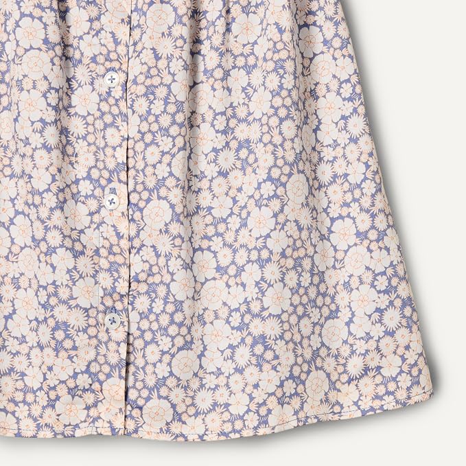 Blue Ivory Delicate Floral