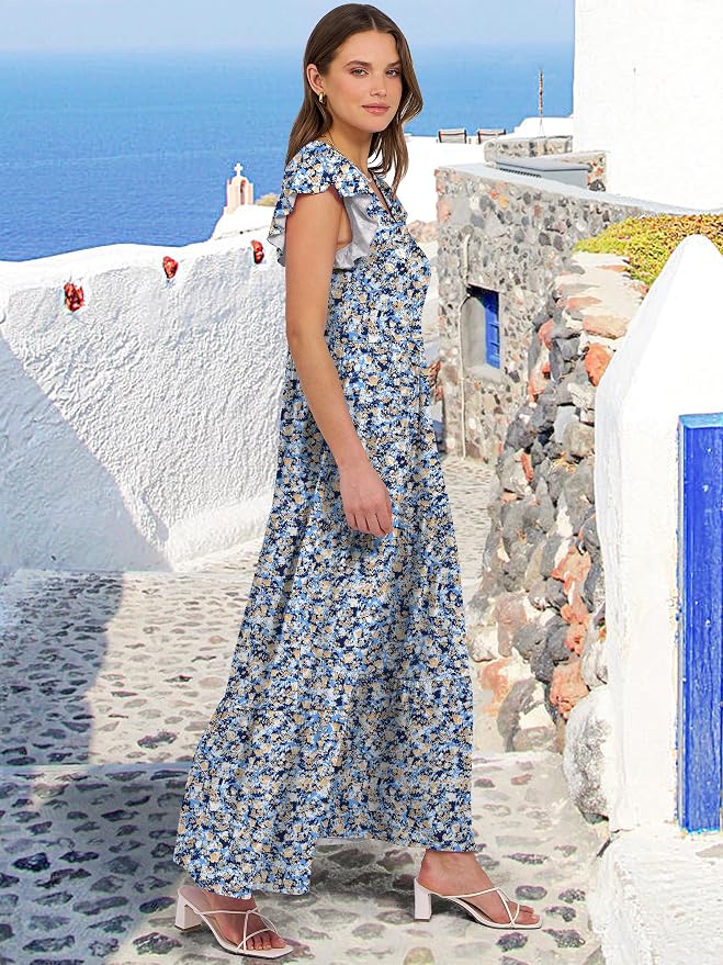 Floral Blue Yellow