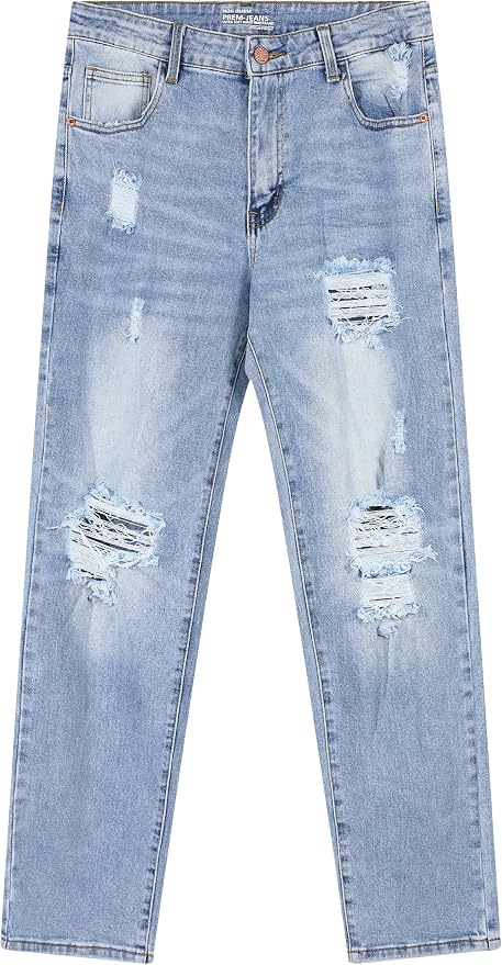 Light Blue Ripped