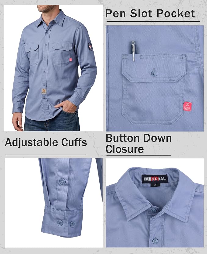 Button Blue