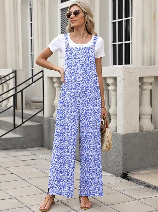 Blue White Floral