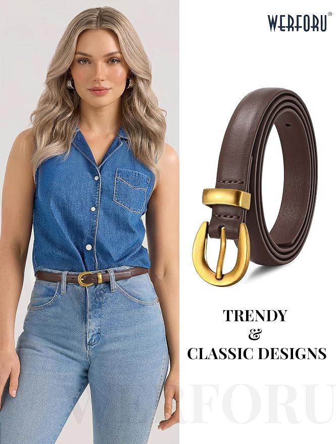 Coffee-antique Gold Buckle