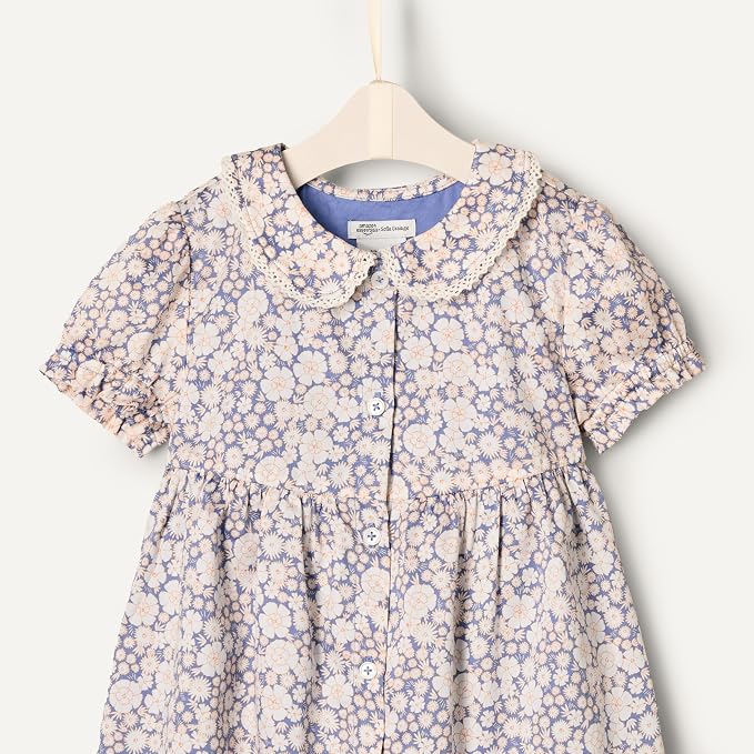 Blue Ivory Delicate Floral