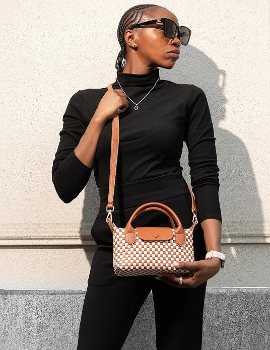 Brown and White