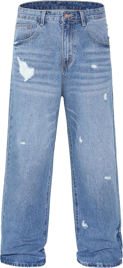 Light Indigo Ripped