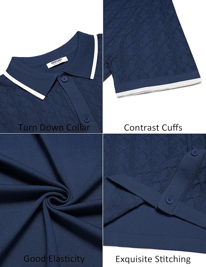 Navy Blue-white