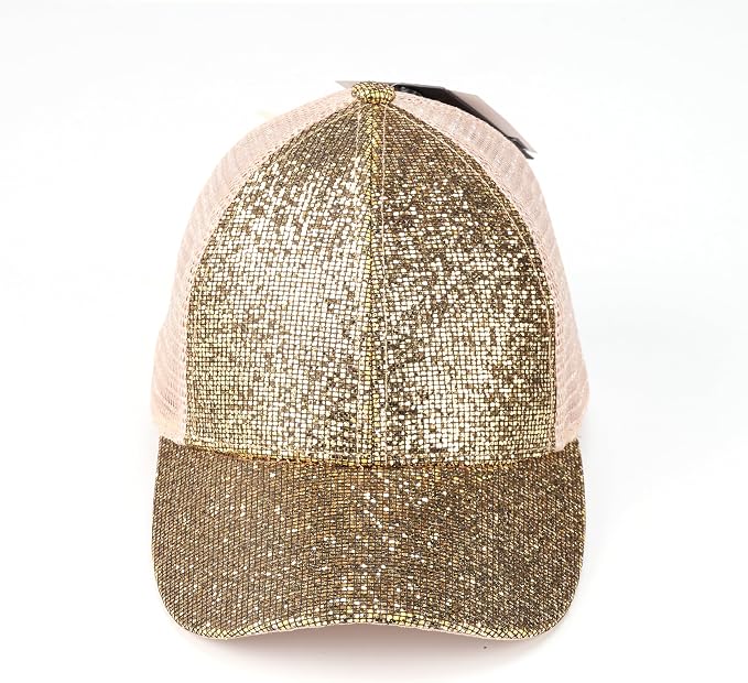 Glitter Mesh-gold