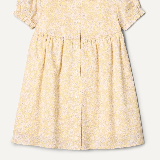 Light Yellow Ivory Delicate Floral