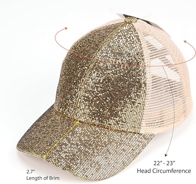 Glitter Mesh-gold