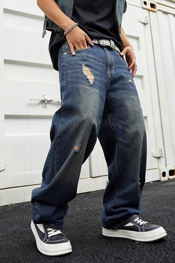 Dark Indigo Ripped